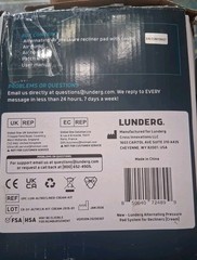 Lunderg Alternating Air Pressure Pad for Recliner Chair – coffee- open box