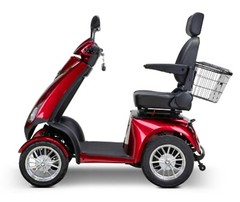Platinum Mobility Scooter Ships Assembled 500 lb Cap USA Warranty 15 mph Red