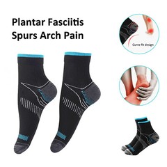 Foot Pain Relief Compression Socks Ankle Support Sleeves Brace Plantar Fasciitis