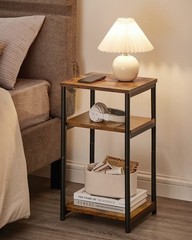Vasagle Side Table Small End Table Tall Nightstand For Living Room Bedroom