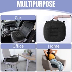 Extra Thick Chair Cushions for Office,6 in Breathable Adult Booster Seat for …