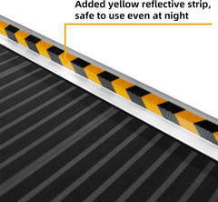 6FT Portable Non-Slip Aluminum Wheelchair Ramp for Home Steps and Doorways