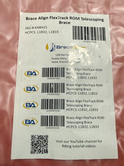 Brace Align FlexTrack ROM Telescoping Hinged Knee Brace – Adjustable Support NEW