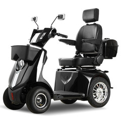 Heavy Duty 4 Wheel Mobility Scooters for Seniors 1000W 40 Miles 500 lb Capacity