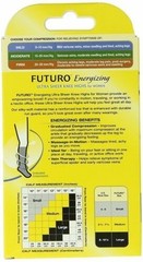 Futuro Ultra Sheer Knee High Beyond Support Mild Compression Large Size 1 Pair