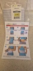 BraceAbility Abdominal Hernia Support Belt / Wrap L/XL Large Wth Silicone Pad
