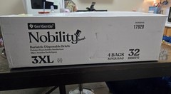 Geri Gentle Nobility Karvol+ Bariatric 3XL Adult Briefs Box of 32 NEW