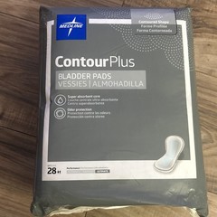 Medline Contour Plus Bladder Control Pads Ultimate 28 Qty New Sealed