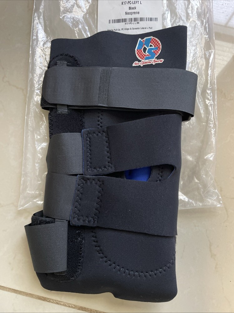 New Options Sports Knee Mate K17 Large LEFT Wrap Around Knee Patella Support
