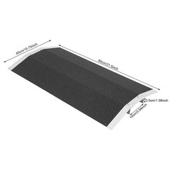 Aluminum Wheelchair Threshold Ramp 31.5 × 15.75 In Non-Slip Portable 300kg