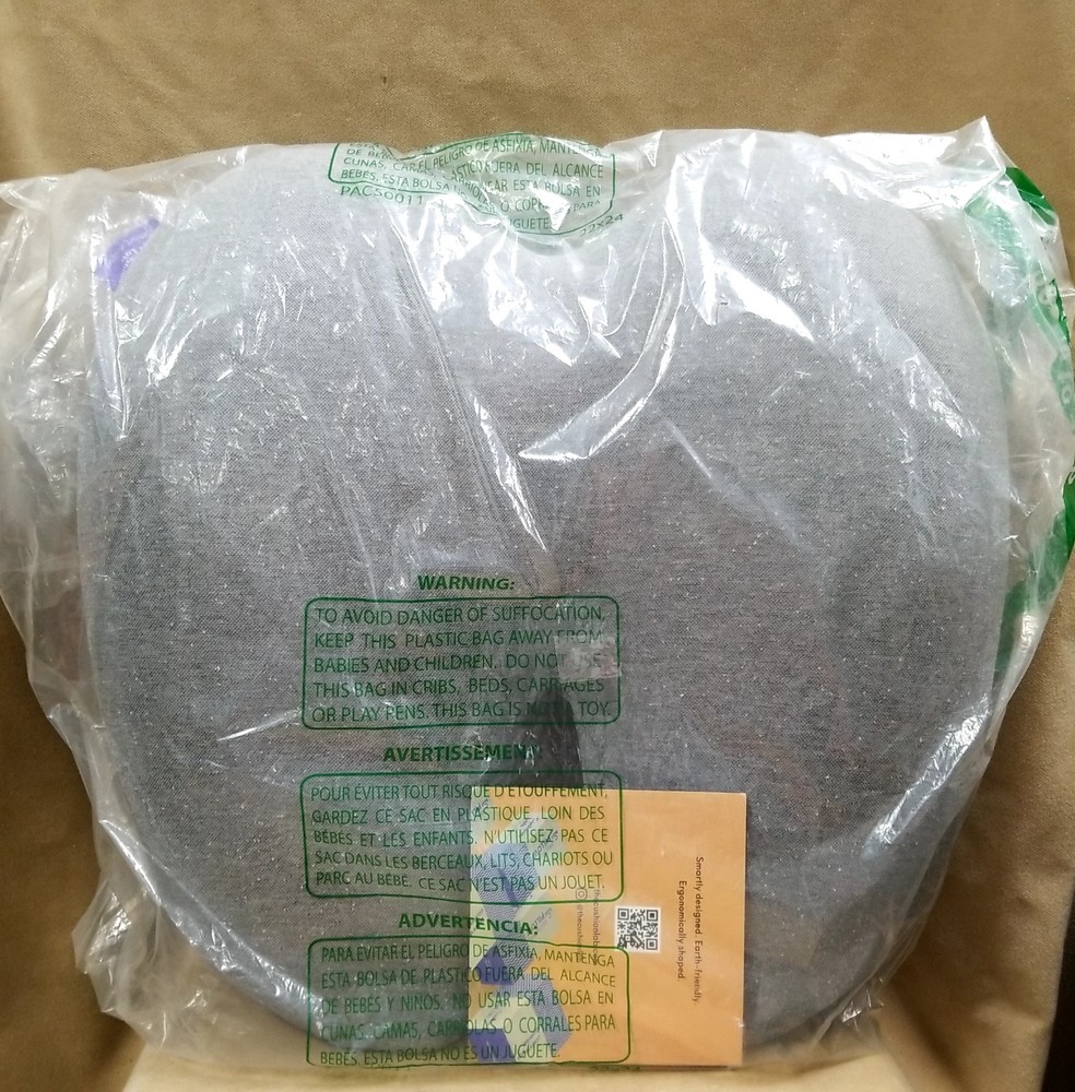 Sealed In Bag Cushion Lab Extra Dense Lumbar Pillow Support Heather Gray