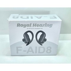 Royal Hearing Aid Bluetooth Wireless Headphones Earbuds Charging Case F-AID 8
