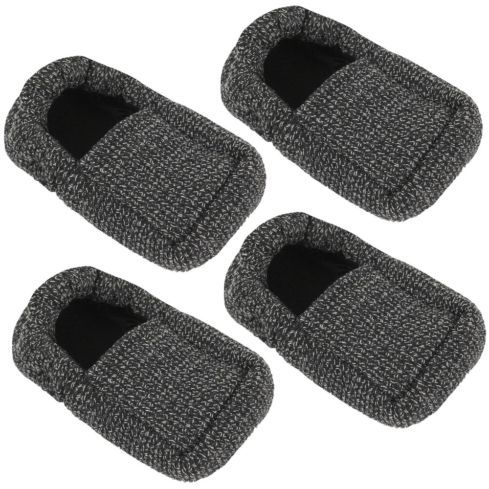 4 Pcs Heavy Duty Walker Ski Glide Covers Replacement for Indoor Outdoor