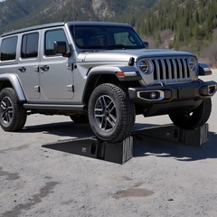 Heavy Duty Car Ramps 2 Pack 16000lb GVW Lift 6.7 Inch Oil Change Truck SUV