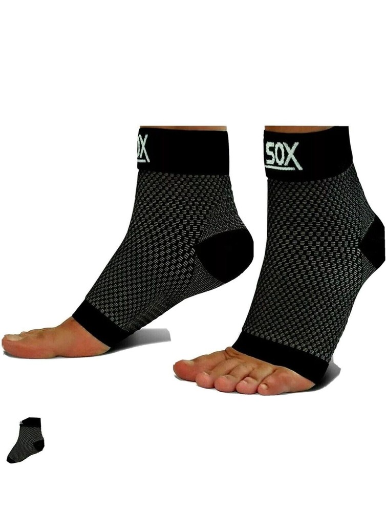 Compression Foot Sleeves for Men & Women-SB SOX for Arch Sport & Pain relief