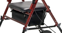 Lumex Set n? Go Height Adjustable Rollator – Burgundy