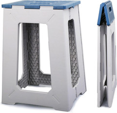 Foldable Small Waterproof Plastic Corner Stool for Bathroom – Foldable Non-Slip