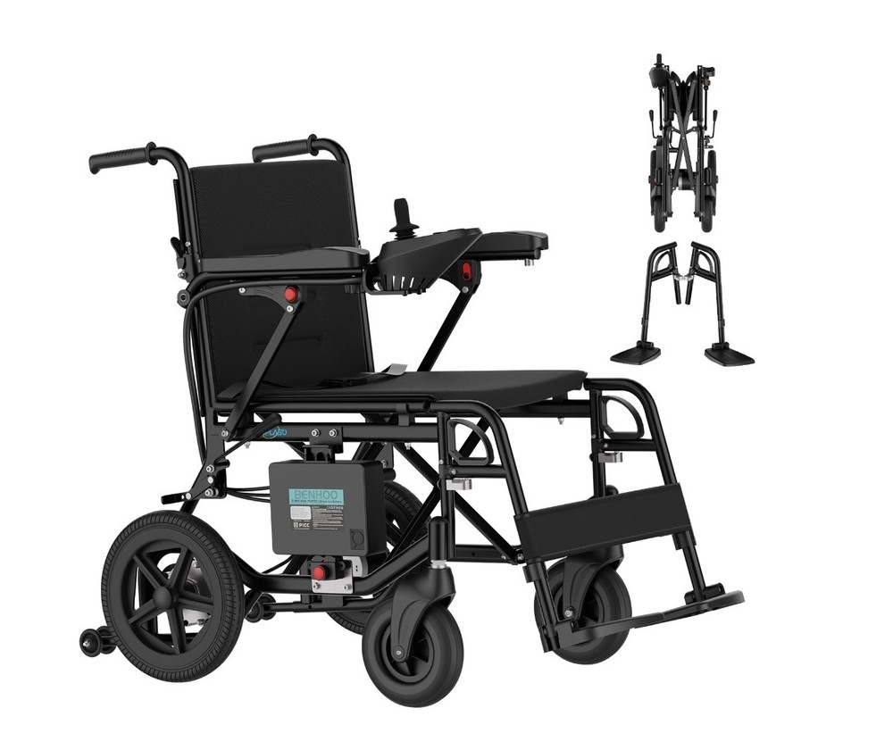 Electric Wheelchair for Adults Lightweight Foldable Electric Wheelchair