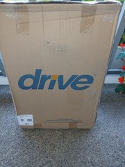 Drive Medical Deluxe Folding Walker 10210-1 Adult Two Button 5″ Wheels Mobility