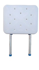 Sliding Shower Chair with Extra-Wide 360° Swivel Seat, 330lbs Tub Transfer Bench