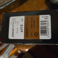Power One Size 312 MERCURY FREE Hearing Aid Batteries. 60 Batteries. Exp 2029