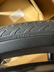 24″ (540) Primo Sentinel 12 Spoke Wheel w/ P154 Sentinel Solid Tires No Markings