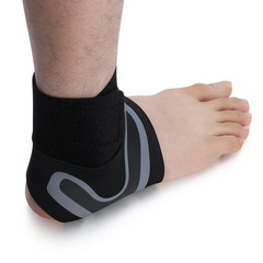 Copper Ankle Support Brace Compression Sleeve Socks Elastic Foot Pain Relief