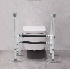 Toilet Safety Rails Toilet Handles for Elderly Handicap Toilet Frame Grab Bar