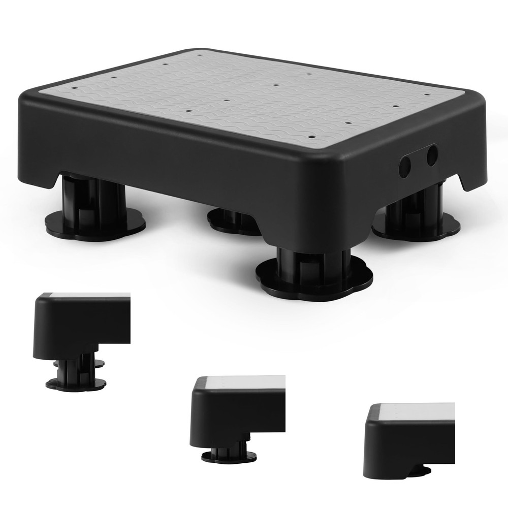 Adjustable Step Stool for Adults & Seniors, 650LBS Heavy Duty Bed Step for Hi…