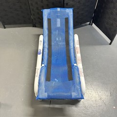 MJM Reclining Multi-Position Shower Bath Chair PVC Mesh 100lb Capacity Blue