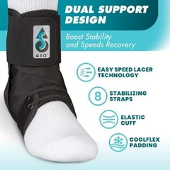 Speed Lacer Ankle Brace Lace Up Support Stabilizer Figure 8 Straps Athletic