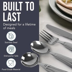 Adaptive Weighted Utensils Set – 4-Piece Silverware for Parkinson’s Patients