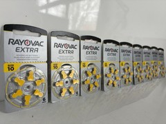 54 RAYOVAC EXTRA Advance Hearing AID Batteries SIZE 10 Batteries Exp 01 2026