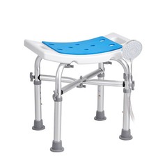 VEVOR Shower Chair Bath Stool Seat Height Adjustable for Bathtub Shower 500lbs