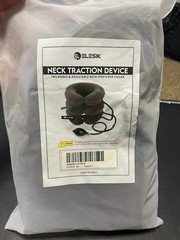 Elesik Neck Traction Device Inflatable & Adjustable Stretcher Collar NEW