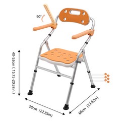 Folding Shower Stool Seat Tub Bench Bath Chair for Seniors Handicap Adults 330lb