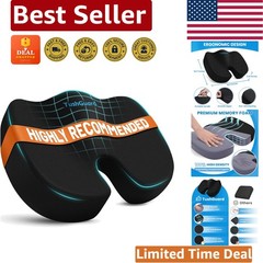 Portable Non-Slip Butt Pillow – Machine Washable Memory Foam Cushion for Comfort
