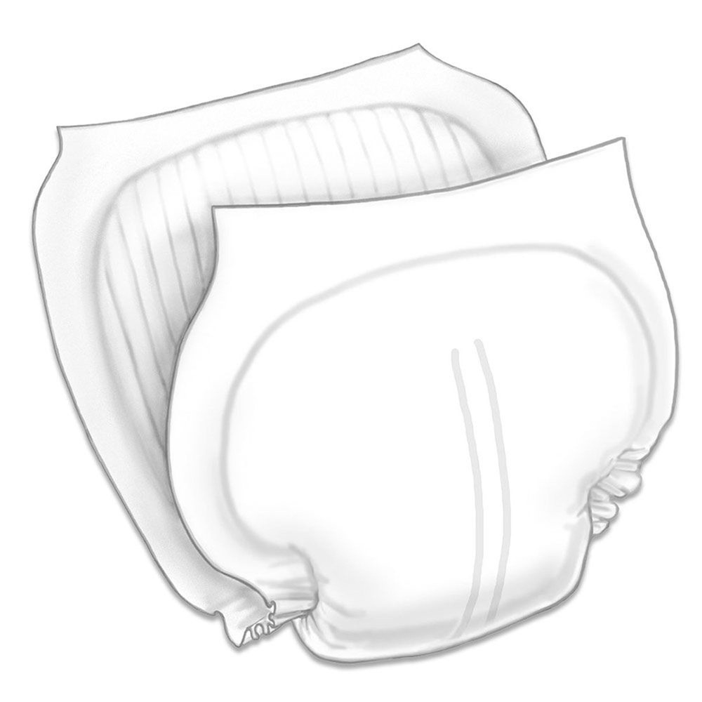 Wings Unisex Incontinence Liner Contoured 13 X 24 Inch 6596B 88 Ct