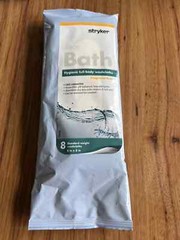 Stryker – Sage Hygienic Body Bath Cleansing Washcloths – 1 Package 8 Cloths NEW