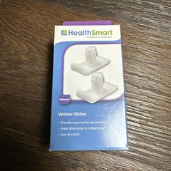 HealthSmart 1 Set Universal Walker Ski Glides, Fits 7/8″-1″, Pair 510-1031-0000