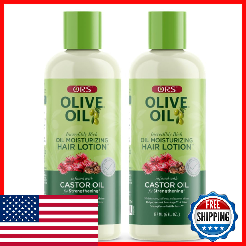 Ors Olive Oil Incredibly Rich Moisturizing Hair Lotion Castor Oil 6 Ounces Pack