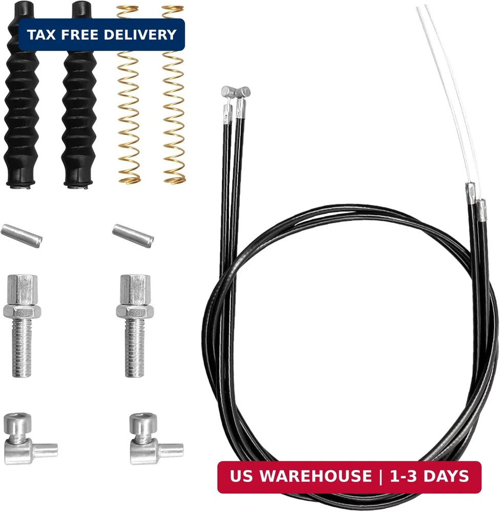 14Pcs Brake Cable Drive Rollator Replacement Parts, Brake Cable Parts for Walker