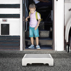 Non Slip Step Stool Platform Portable Safety Step For Seniors Car Bed Shower