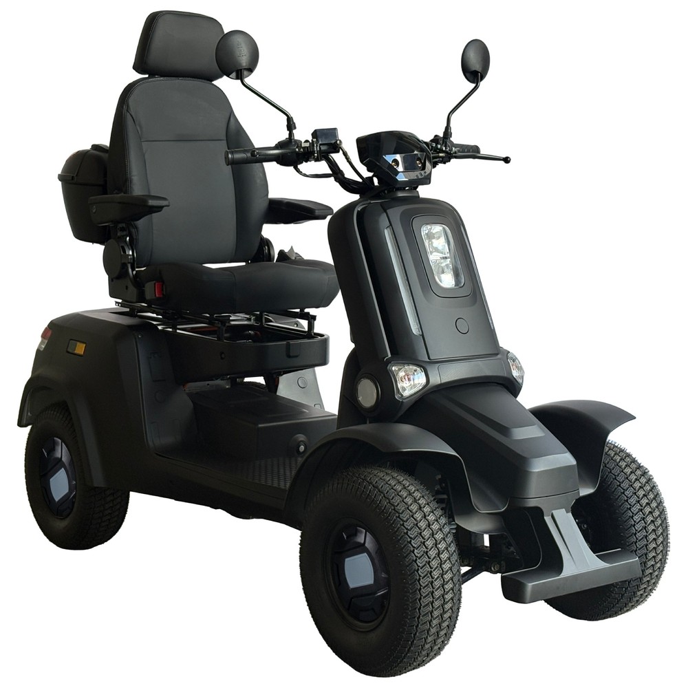 4 Wheel Electric Mobility Scooter Top Speed 15.53mph 1000W 60V HS4W-E4 Black/Red