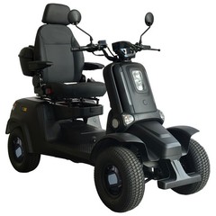 4 Wheel Electric Mobility Scooter Top Speed 15.53mph 1000W 60V HS4W-E4 Black/Red