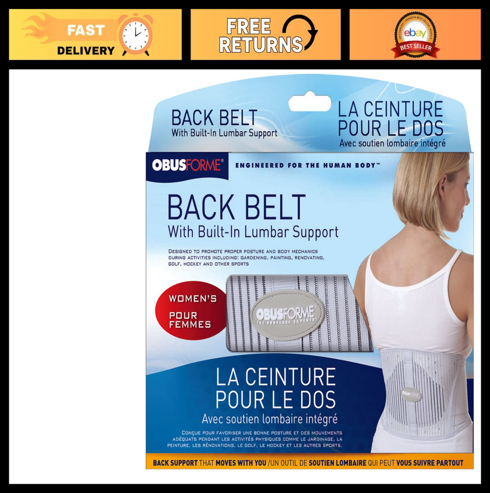 Back Support Belt with Lumbar Support | Lower Back Brace | Elastic Compression B