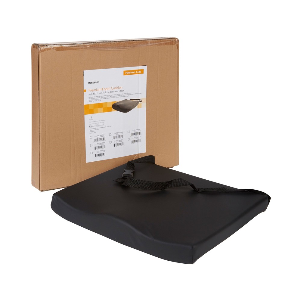 McKesson Foam Seat Cushion 18 x 16 x 3″ For Wheelchairs 170-76002SP