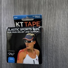 KT Tape Cotton 14 Strip Precut Blue NEW B10