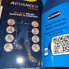 NEW Dr Scholls Advanced Series G, Support Pain Relief Orthotics Insole, Unisex
