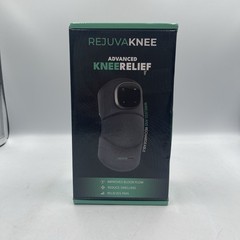 REJUVA KNEE Advanced Knee Relief Wireless Rechargeable Knee Brace Gray- NIB